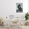 Stupell Industries Crow & Hummingbird Perched Canvas Wall Art - 2 of 4