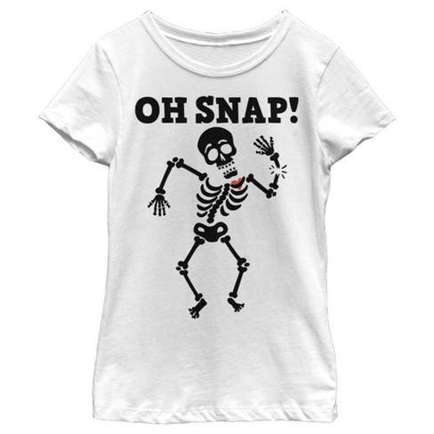 Girls 2024 skeleton shirt