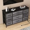 10-Drawer TV Console, Fits 55-inch TVs, Large Bedroom Entertainment Center, Suitable for Living Rooms, Walk-in Closets, and Entryways - 2 of 4