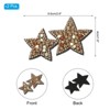 Unique Bargains Iron On Durable DIY Clothing Double Star Rhinestone Patches 2 Pcs - 2 of 4