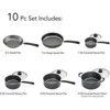 LunaLulink Non-stick Cookware Set, 10 Piece - 3 of 4