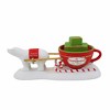 Department 56 Villages 1.75 In Teacup Delivery Service Sled Polar Bear Peppermint Village Accessories - 2 of 3