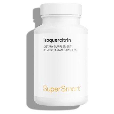 SuperSmart Alpha Glycosyl IsoQuercitrin 200mg per Day - Patented Bioactive Quercetin EMIQ Supplement | Non-GMO & Gluten Free - 60 Vegetarian Capsules