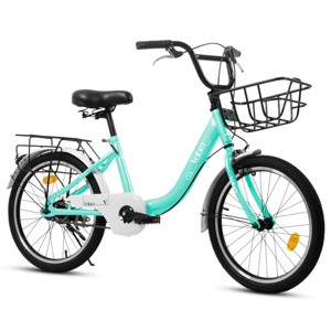 SEVOBAL Bicycles 20 Inch Kids Bike with Coaster Brake V-Brake Lightweight Steel Frame for Boys and Girls, Green, 55.9"*21.2"*31.5" - 1 of 4