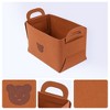 REGALWOVEN Premium Material Collapsible Design Spacious Capacity Versatile Use Open Storage Bins 3 Pcs - 2 of 4