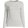 Lands' End Women's Plus Size Lightweight Jersey Skimming Long Sleeve Crew Neck T-shirt - 2 of 2