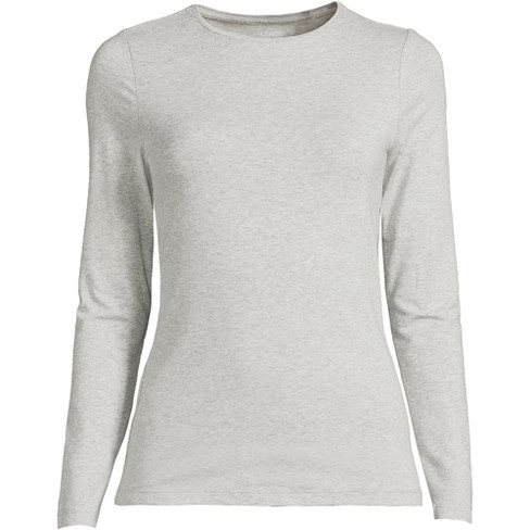 Women's Long Sleeve Lightweight Jersey Crew Neck Top