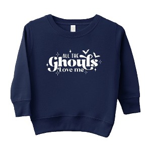 The Juniper Shop All The Ghouls Love Me Diamonds Toddler Graphic Sweatshirt - 1 of 3