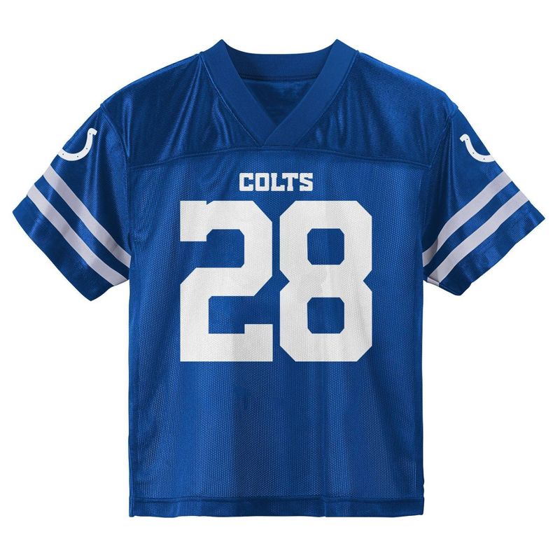NFL Indianapolis Colts Toddler Boys&#39; Short Sleeve Taylor Jersey, 2 of 4