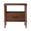 Transitional Solid Wood Spindle Nightstand - 4 of 4