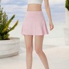 Anna-Kaci Active Women's High Waist A-Line Athletic Skort with Built-In Shorts - 4 of 4