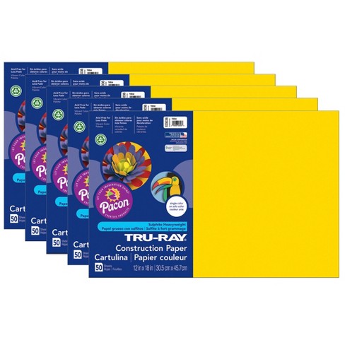 Tru-Ray Construction Paper, 12 x 18 Inches, Assorted Classic Color, Pack of  250 