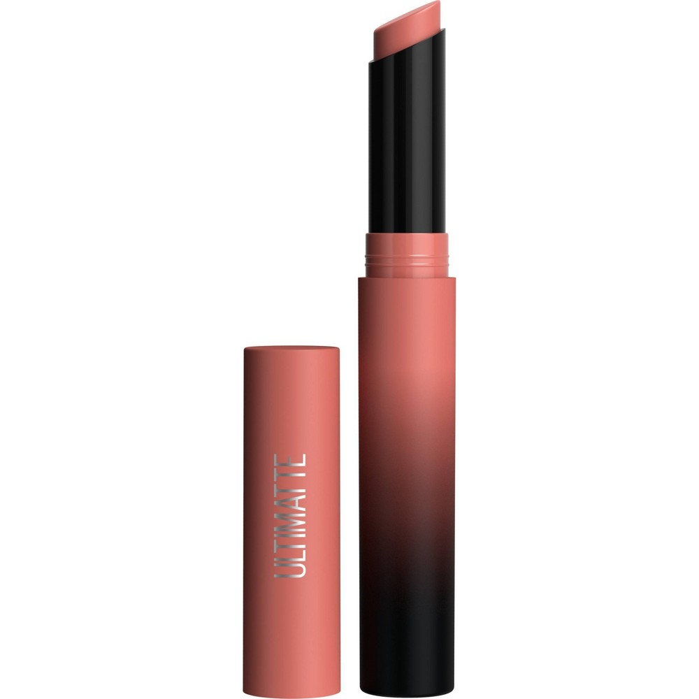 Photos - Lipstick & Lip Gloss Maybelline Color Sensational Ultimatte Slim Lipstick - More Stone - 0.06oz 