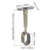 Unique Bargains Adjustable Oval Rust-proof Corrosion-resistant Pipe Holder Socket Bracket - 2 of 3