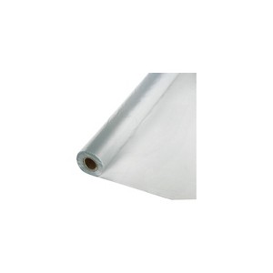 Creative Converting Shimmering Silver Banquet Roll 013017 - 1 of 1