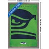 Trends International NFL Seattle Seahawks - Logo 25 Framed Wall Poster Prints - 3 of 4