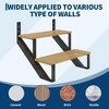 Garvee 2 Pack Steel Stair Step Riser, Metal Stair Stringer with Reinforcing Support Legs for Indoor/Outdoor Steps - 4 of 4