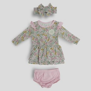 Milkberry Rayon of Bamboo Dress Up Set for Infant Baby Girl - 1 of 4