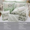 Grungis 9 Piece Polyester Queen Percale Bedding Comforter Sets,Comfort Sheets Set for Bedroom - 4 of 4