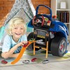 Theo Klein Interactive Toddler Toy Car and Engine Service Maintenance Station and Play Set with Kids Tools Included, Blue - 4 of 4