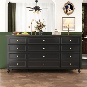 FUFU&GAGA Wood Dresser Bedroom Storage Drawer Organizer Closet - 1 of 4