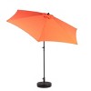 9FT Outdoor Sun Umbrellas, Market Patio Table Umbrella with Push Button Tilt and Crank, 6 Sturdy Ribs (Base Not Included) – Maison Boucle - 4 of 4