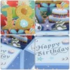 Unique Bargains 3D Pop-Out Gold Foil Birthday Card with Greeting Card and Envelope - 3 of 4
