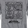 Boys' - Avatar: The Last Airbender - Four Elements Long Sleeve Graphic T-Shirt - 2 of 4