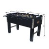 BestParts 54" Soccer Table - Foosball Game Table with Steel Legs, Indoor Sports Entertainment for Adults & Kids, Black - 4 of 4