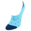 Marcoliani Women's Polka Dot Invisible Touch Liner Sock - 3 of 4