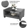 COZONY 5 Piece Patio Furniture Set, PE Rattan Sectional Sofa Coffee Table Washable Cushions for Garden Poolside - 2 of 4