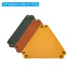 Unique Bargains Decorative Foldable Storage Leather Dice Tray 3 Pcs 3 Colors - 3 of 4