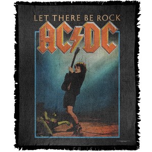 ACDC Let There Be Rock Blanket 50"x60" Woven Tapestry - 1 of 4
