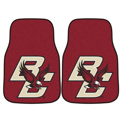 NCAA Boston College Eagles Carpet Car Mat Set - 2pc