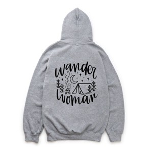 Simply Sage Market Wander Woman Tent Front And Back Hoodie - 1 of 4
