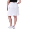 Agnes Orinda Women's Plus Size A-Line Zipper Front Flare Denim Mini Skirts - 4 of 4