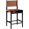 Meridian Furniture,Rawlins Vegan Leather Upholstered Counter Stool - 2 of 4