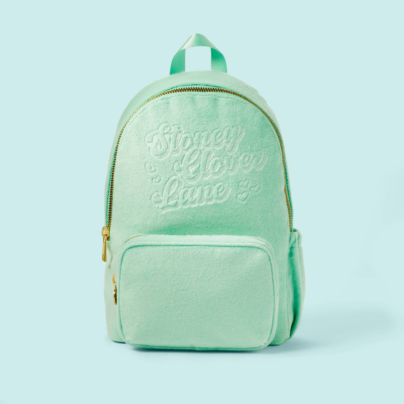 Terry Cloth Embossed Backpack - Stoney Clover Lane x Target Light Green