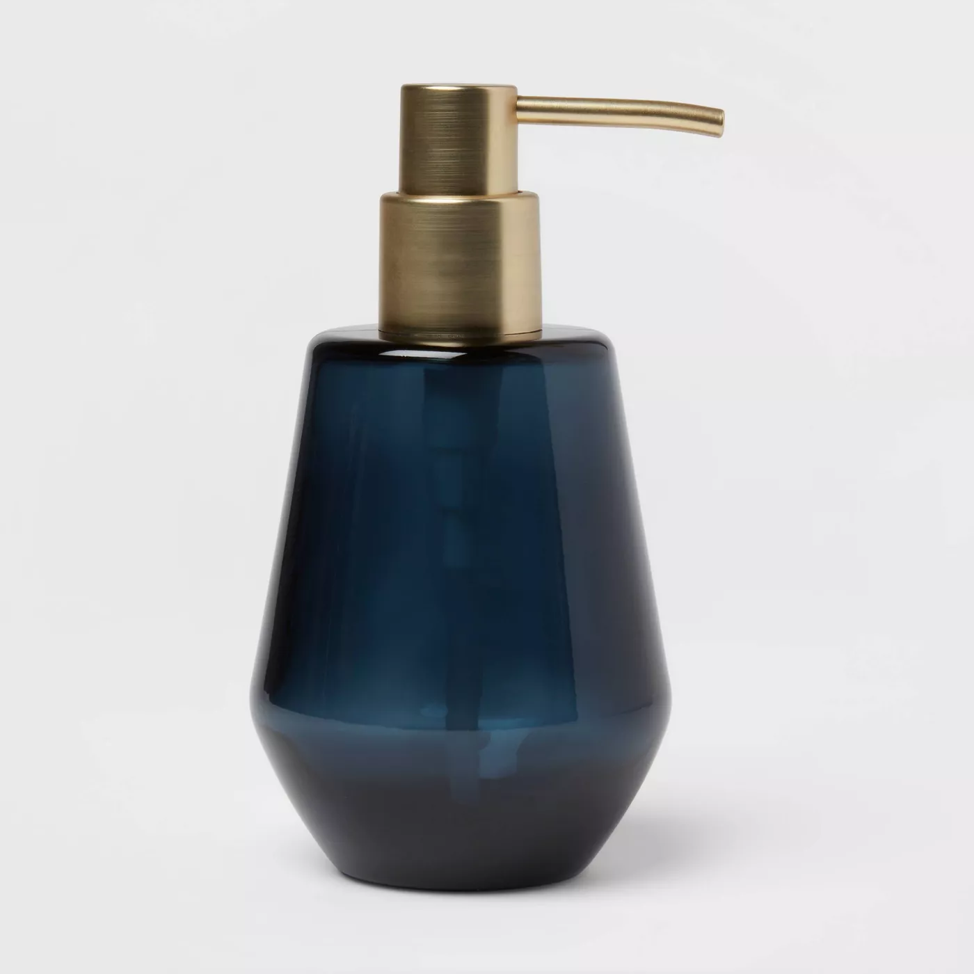 Smokey Glass Soap Pump Blue - Threshold™ - image 1 of 7