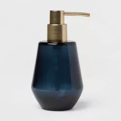 Smokey Glass Soap Pump Blue - Threshold™