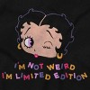 Betty Boop Not Weird Limited Edition Womens Graphic T Shirt Tees Brisco Brands - 2 of 4