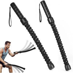 2-Pack Ropeless Battle Ropes for Cardio & Muscle Training, Low-Impact Home Gym Equipment - 1 of 4