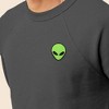 Dalix Alien Embroidered Fleece Crewneck Long Sleeve Sweatshirt Mens - image 4 of 4