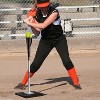PLAYAPUT Portable Baseball/Softball Batting Tee with Height Adjustment (25-37 inches), Easy Transport, Black and Silver - 2 of 4