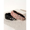 Shiraleah Knotted Pearl Embellished Headband-Blush - 4 of 4