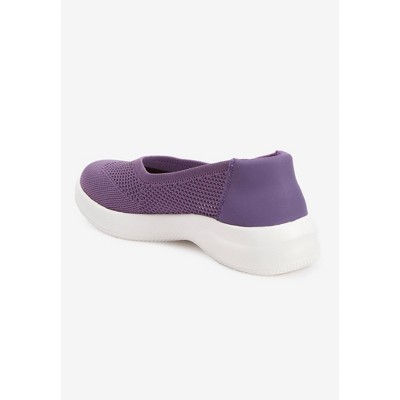 Женские кроссовки Comfortview CV Sport Laney Slip On Sneaker - 9 M, Black (Wide Widths Available) — фото 3