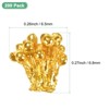 Unique Bargains Metal Alloy Flower Blossom Connectors Bead Caps Jewelry Necklace 200 Pcs - 3 of 4