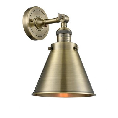 Franklin Restoration - 1 Light Appalachian Wall Sconce In TraditionalStyle-13 Inches Tall and 8 Inches Wide