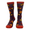 Crazy Dog T-Shirts Women's Leaf Me Alone Socks Funny Loner Anti Social Introvert Fall Season Lovers Footwear - 3 of 4
