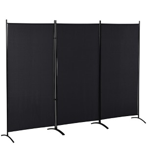 6' 3 Panel Room Divider, Indoor Privacy Screen for Home - 1 of 4
